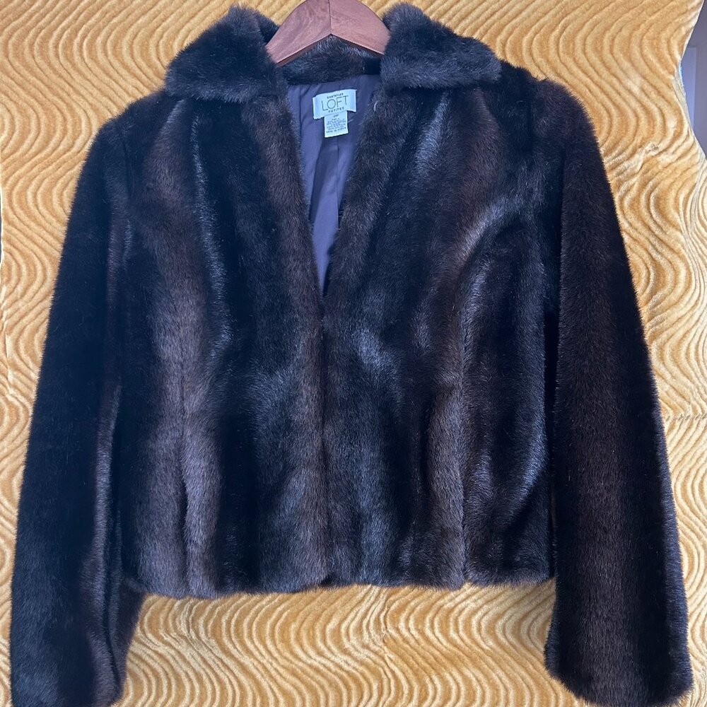 Ann Taylor LOFT Faux Fur Jacket
